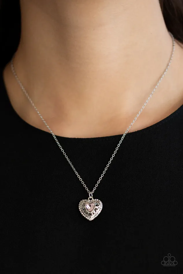 Necklaces Treasures of the Heart Pink Necklace Jewelry by Bretta Paparazzi Accessories Necklaces Treasures of the Heart Pink Necklace Jewelry by Bretta Paparazzi Accessories