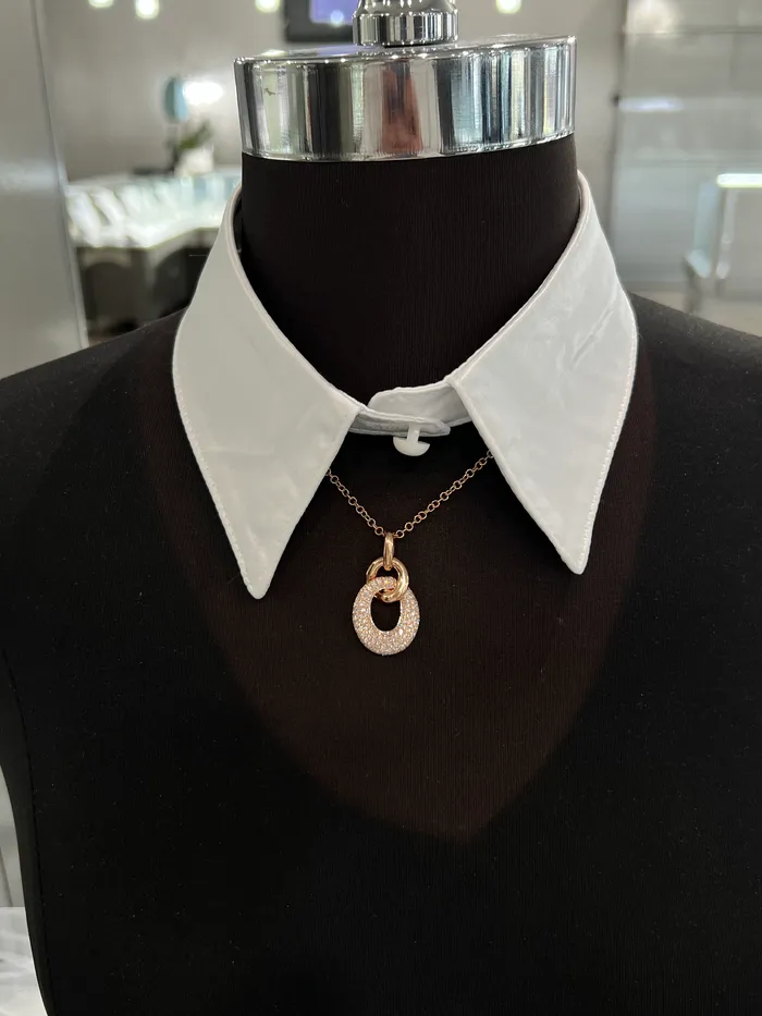 Necklaces YaninaCo Jewelry Rose Gold Diamond Pendant