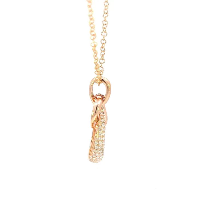 Necklaces YaninaCo Jewelry Rose Gold Diamond Pendant