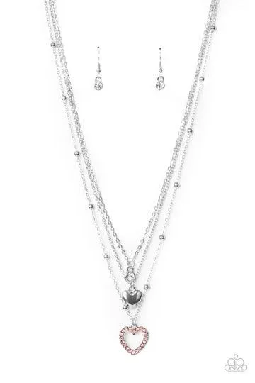 Never Miss a BeatPink Necklace Jewelry by Bretta Paparazzi Accessories Necklaces