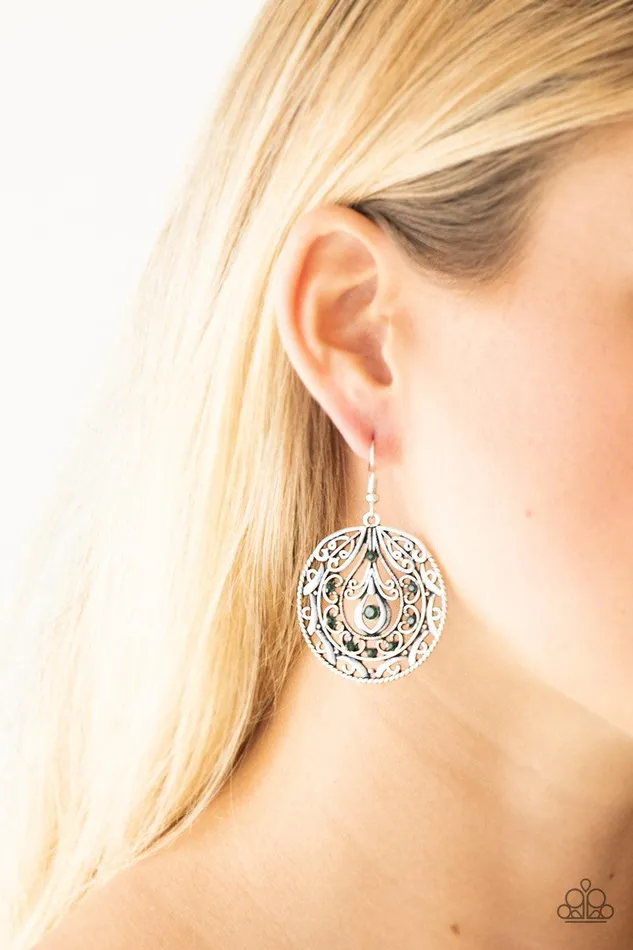 Paparazzi Accessories Choose To Sparkle Green Earrings Jewelry by Bretta Earrings Paparazzi Accessories Choose To Sparkle Green Earrings Jewelry by Bretta Earrings