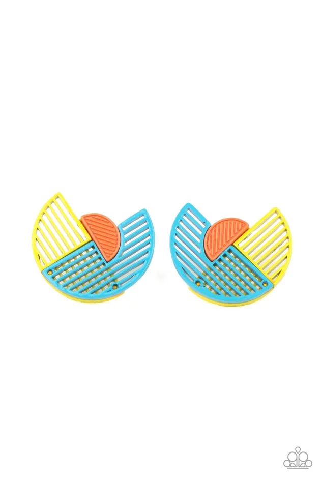 Paparazzi Accessories Earrings Its Just an Expression Blue Earrings Jewelry by Bretta
