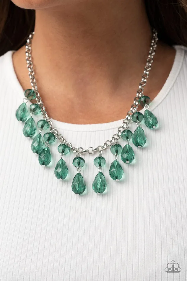 Paparazzi Accessories Necklaces Crystal Enchantment Green Necklace Jewelry by Bretta Paparazzi Accessories Necklaces Crystal Enchantment Green Necklace Jewelry by Bretta