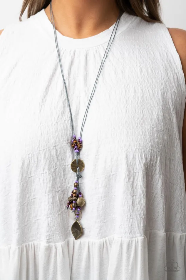 Paparazzi Accessories Necklaces Knotted Keepsake Purple Necklace Jewelry by Bretta Paparazzi Accessories Necklaces Knotted Keepsake Purple Necklace Jewelry by Bretta