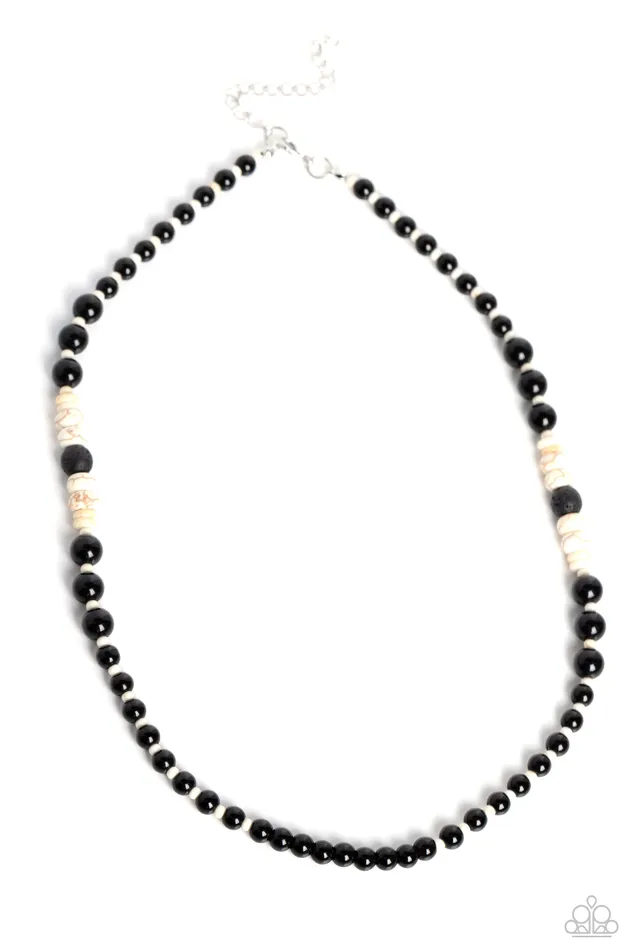 Paparazzi Accessories Necklaces Legendary Lava White Necklace Jewelry by Bretta