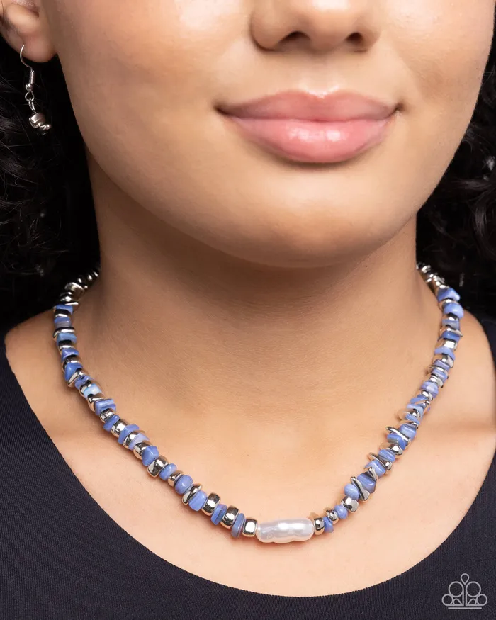 Paparazzi Accessories Necklaces Seasonal Socialite Blue Necklace Jewelry by Bretta Paparazzi Accessories Necklaces Seasonal Socialite Blue Necklace Jewelry by Bretta