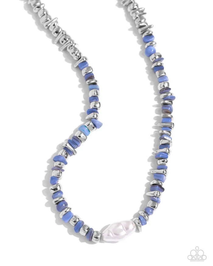 Paparazzi Accessories Necklaces Seasonal Socialite Blue Necklace Jewelry by Bretta