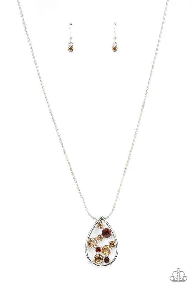 Paparazzi Accessories Necklaces Seasonal Sophistication Brown Necklace Jewelry by Bretta