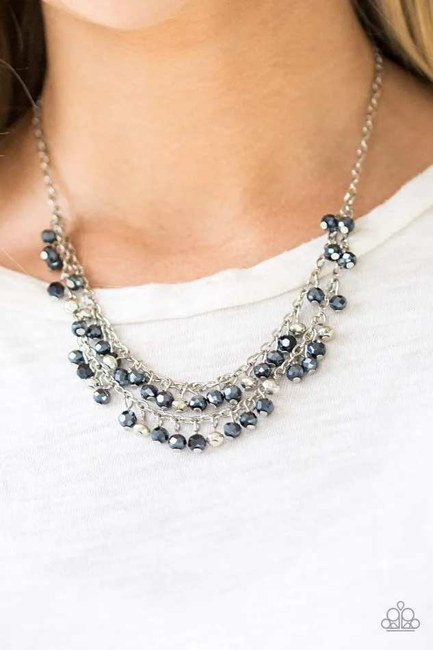 Paparazzi Accessories Necklaces So In Season Blue Necklace Jewelry by Bretta