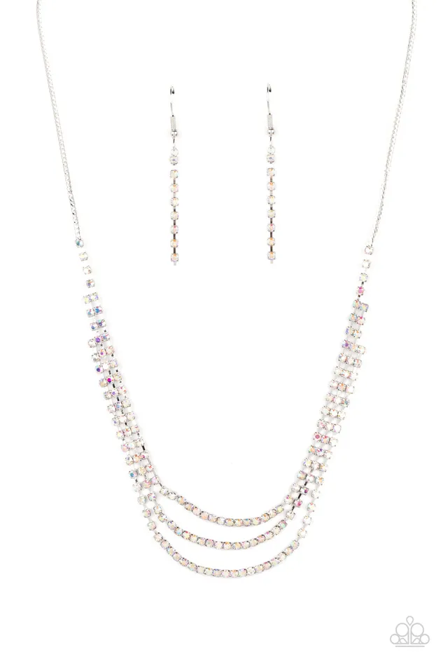 Paparazzi Accessories Necklaces Surreal Sparkle Multi Necklace Jewelry by Bretta