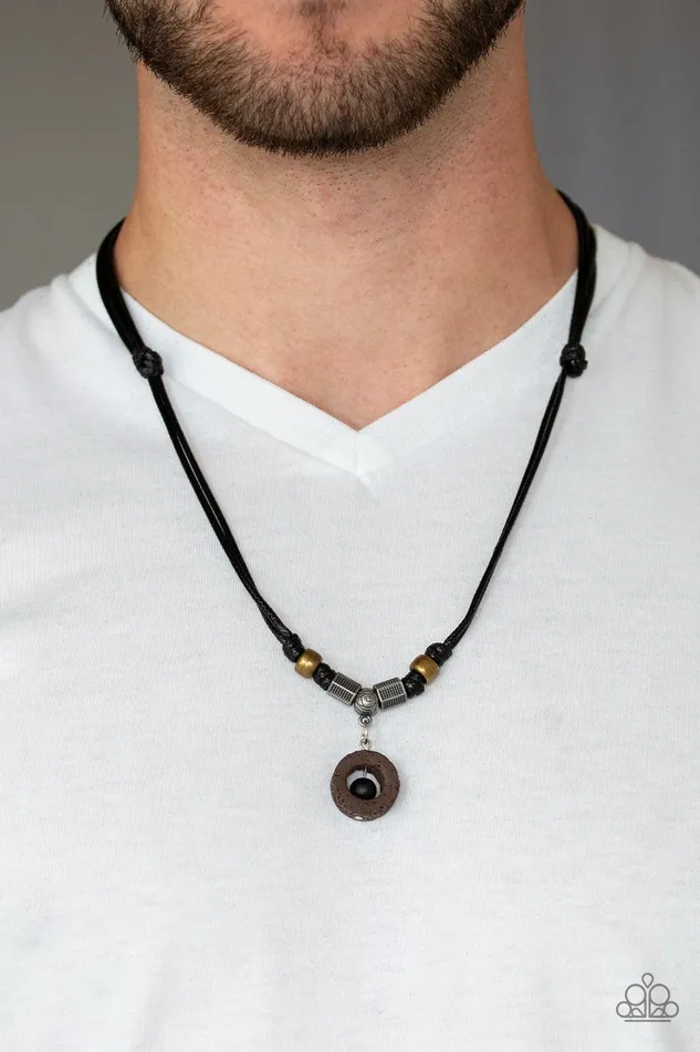 Paparazzi Accessories Necklaces Tiki Thunder Black Necklace Jewelry by Bretta
