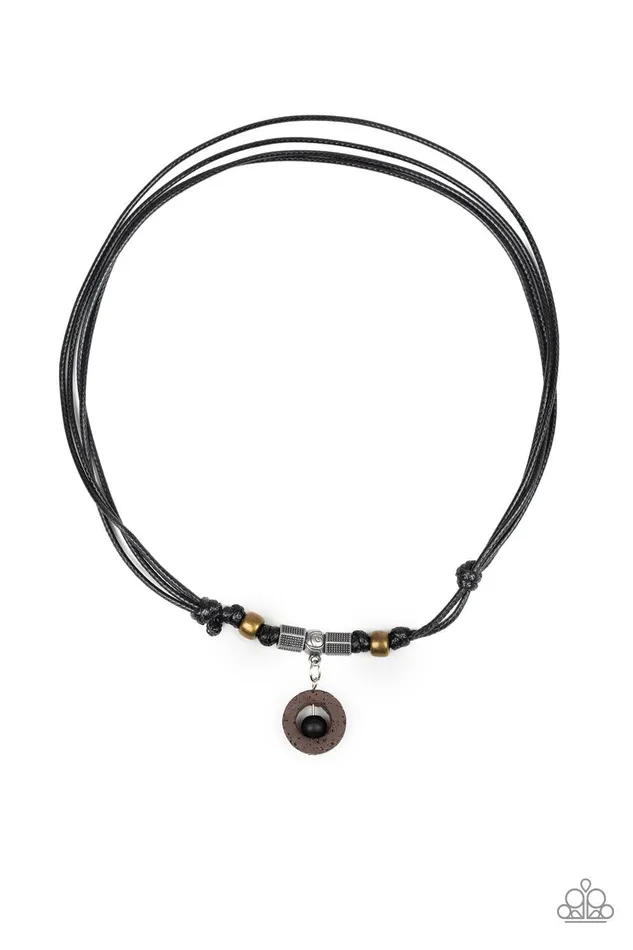 Paparazzi Accessories Necklaces Tiki Thunder Black Necklace Jewelry by Bretta