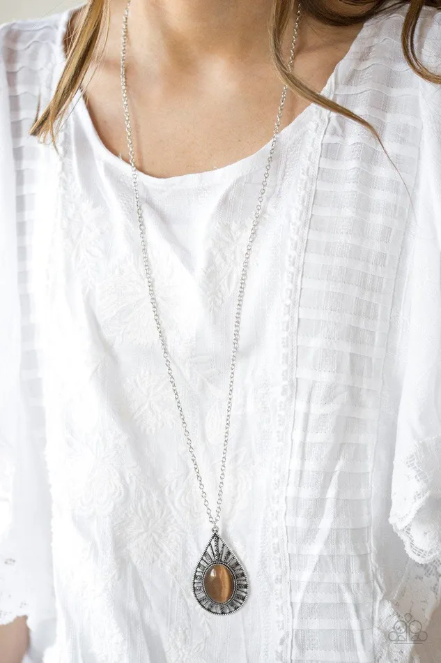 Paparazzi Accessories Necklaces Total Tranquility Brown Necklace Jewelry by Bretta Paparazzi Accessories Necklaces Total Tranquility Brown Necklace Jewelry by Bretta