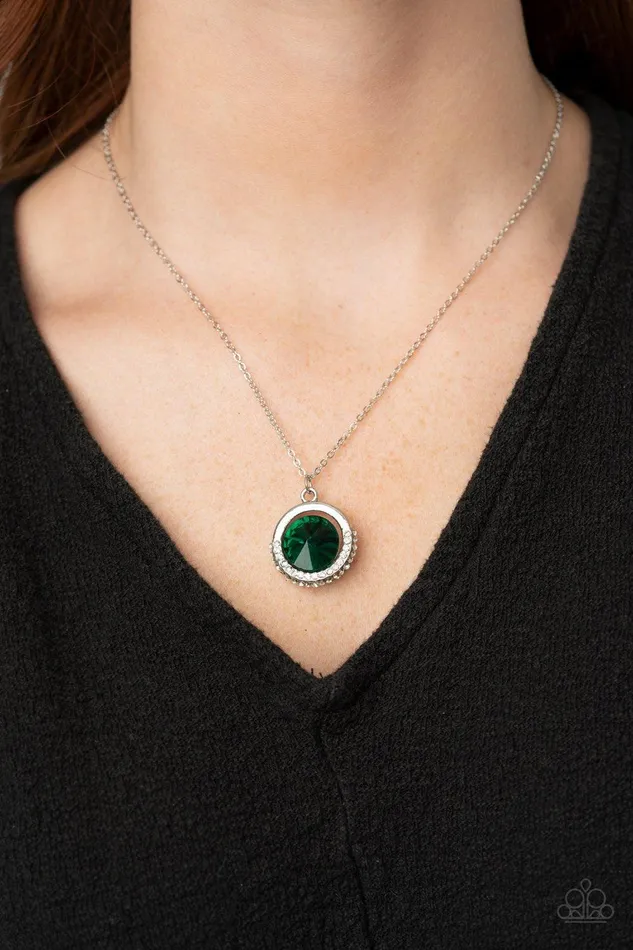 Paparazzi Accessories Necklaces Trademark Twinkle Green Necklace Jewelry by Bretta Paparazzi Accessories Necklaces Trademark Twinkle Green Necklace Jewelry by Bretta