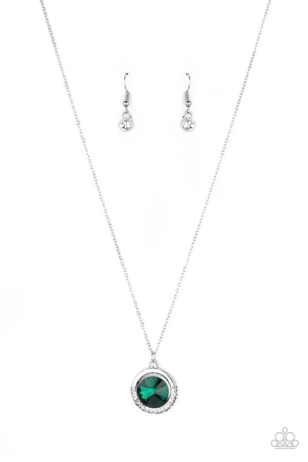 Paparazzi Accessories Necklaces Trademark Twinkle Green Necklace Jewelry by Bretta