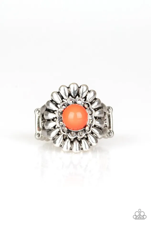 Paparazzi Accessories Rings Poppy Pep Orange Ring jewelry by Bretta