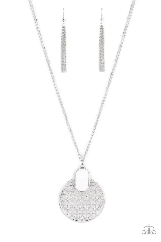 Paparazzi Accessories South Beach Beauty White Necklace Jewelry by Bretta Necklaces