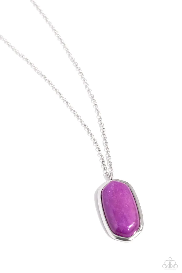 Paparazzi Accessories STYLE in the Stone Purple Necklace Jewelry by Bretta Necklaces