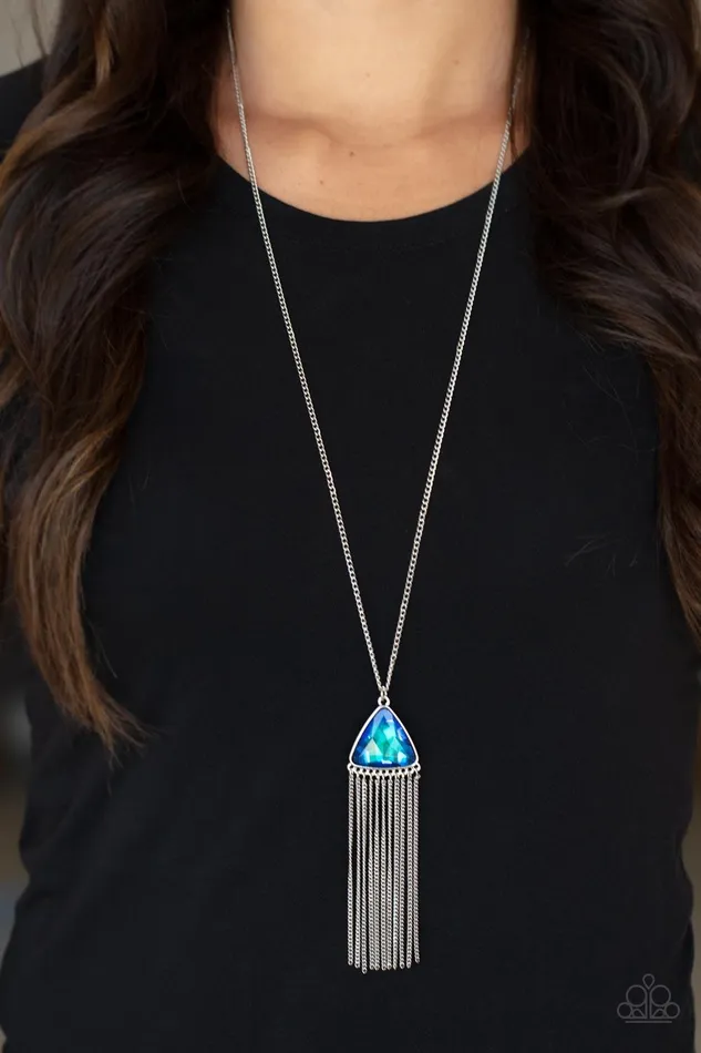 Proudly Prismatic Blue Necklace Jewelry by Bretta Paparazzi Accessories Necklaces Proudly Prismatic Blue Necklace Jewelry by Bretta Paparazzi Accessories Necklaces
