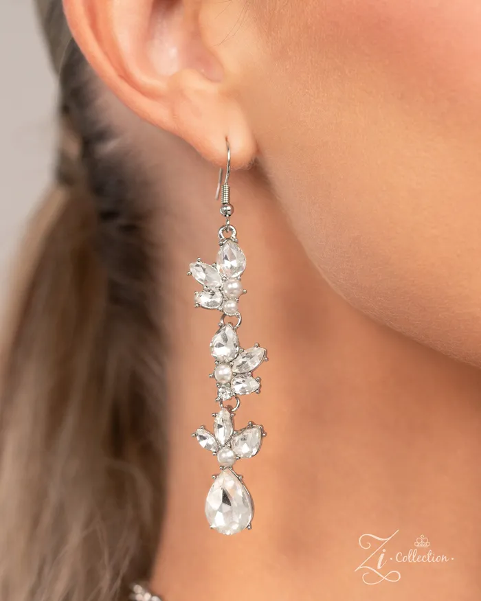 The Aleshia White Necklace Jewelry by Bretta Paparazzi Accessories Necklaces