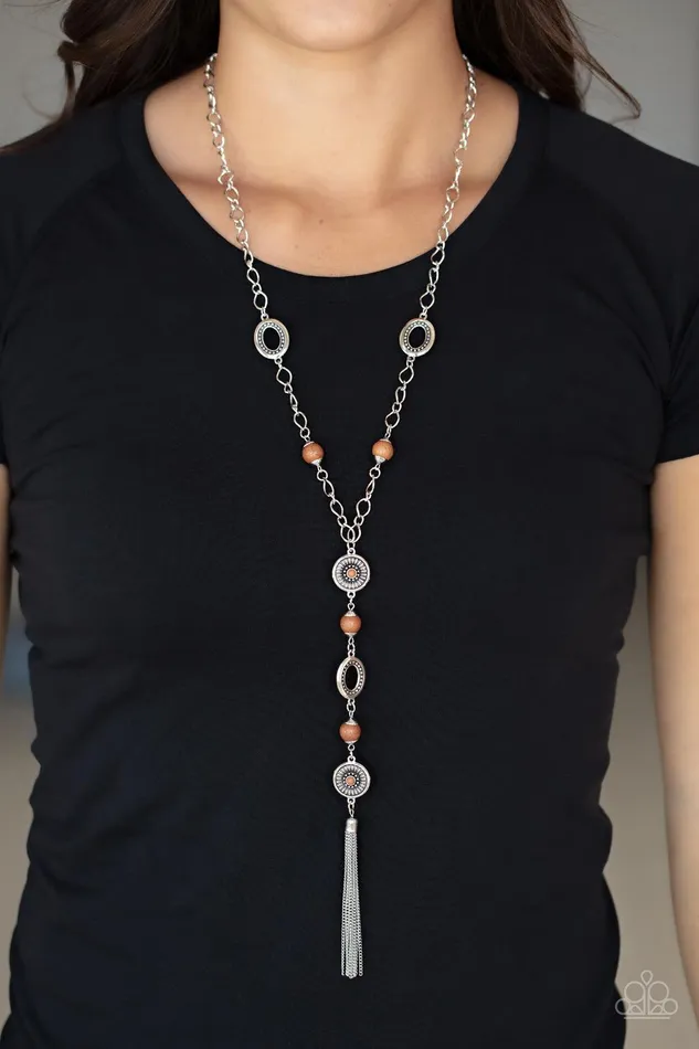 The Natural Order Brown Necklace Jewelry by Bretta Paparazzi Accessories Necklaces