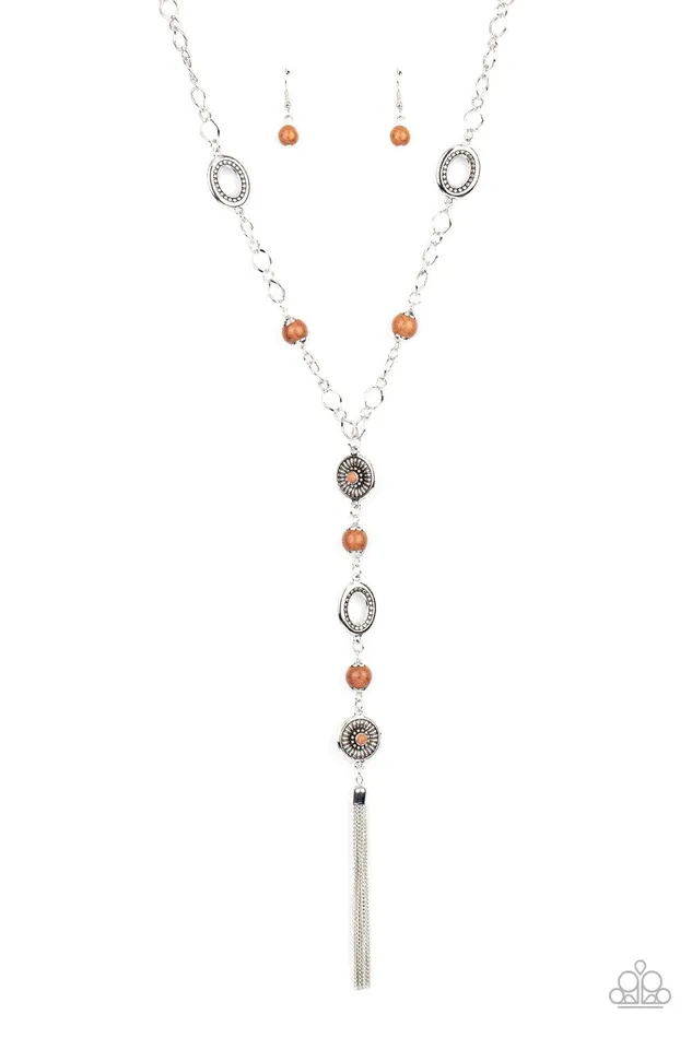 The Natural Order Brown Necklace Jewelry by Bretta Paparazzi Accessories Necklaces